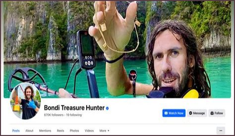 Bondi Treasure Hunter net worth, income and estimated earnings of Youtuber channel
